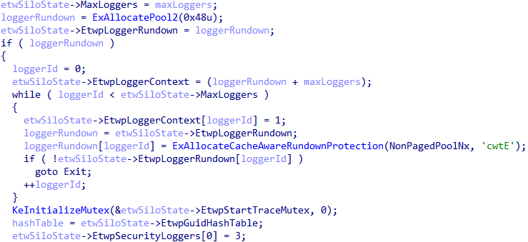 EventLog-Security configuration